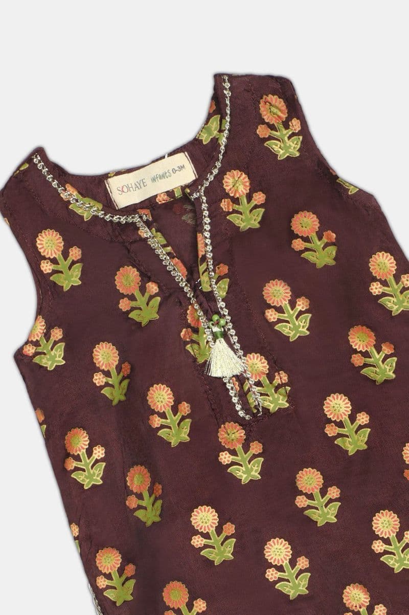 Raw Silk Printed Infant 2PC thumbnail