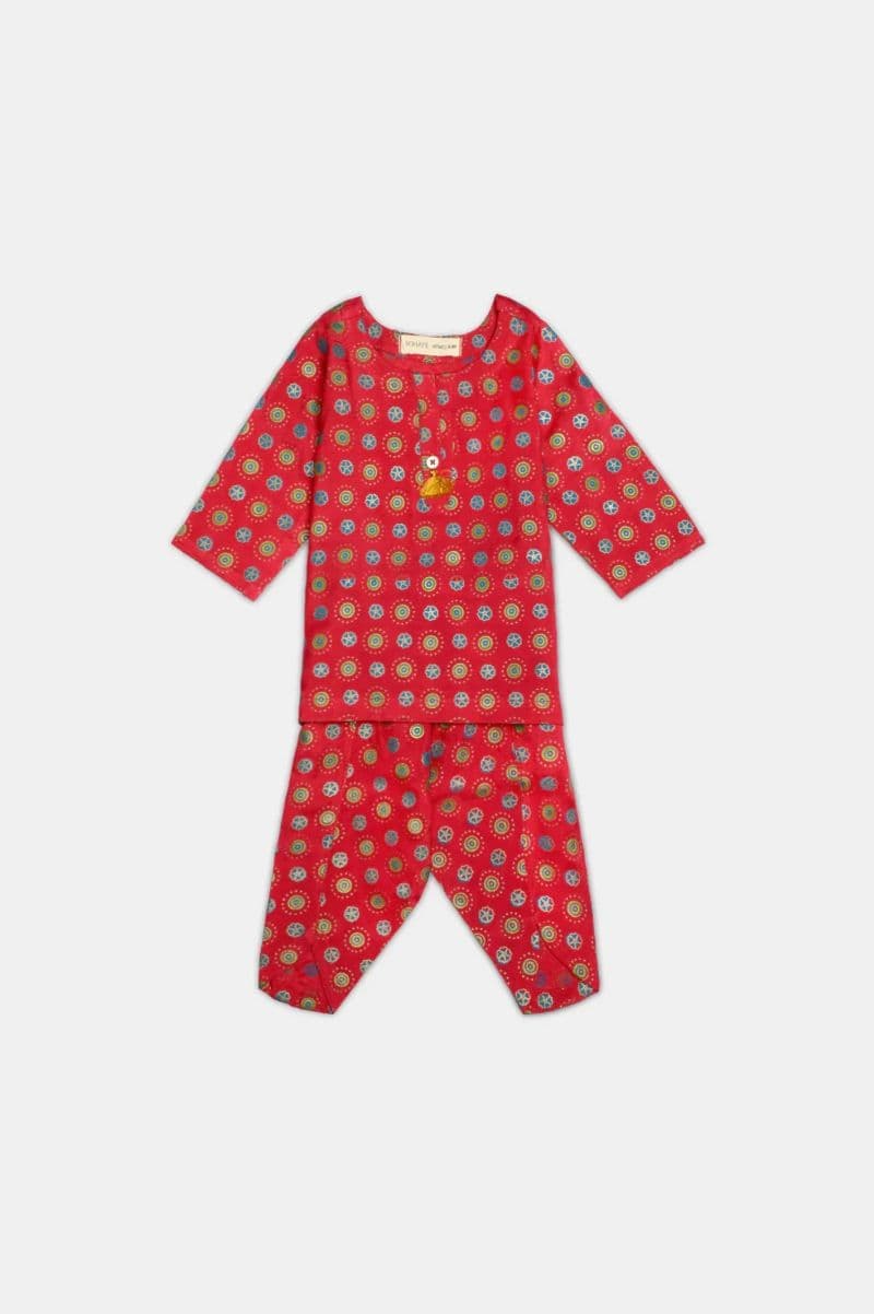Raw Silk Printed Infant 2PC thumbnail