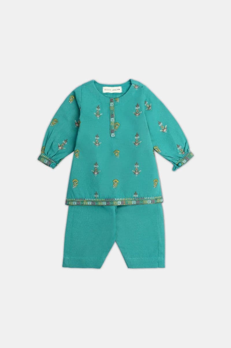 Embroidered Infant 2PC