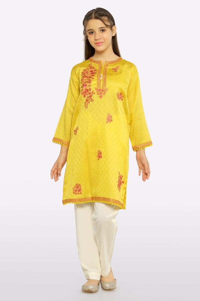 Embroidered Girls Kurti thumbnail