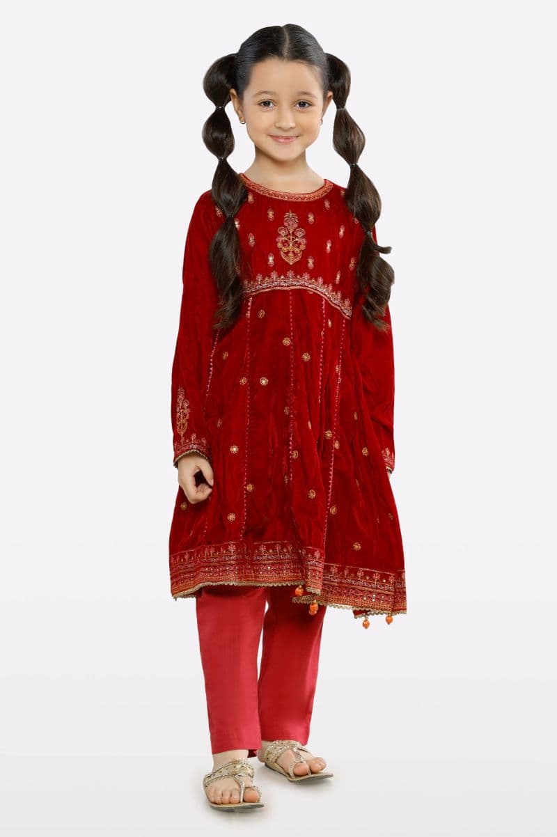 Embroidered Girls Kurti thumbnail