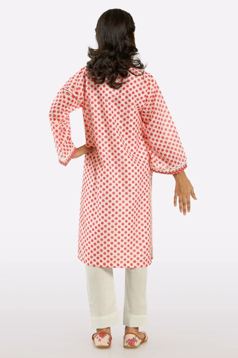 Embroidered Shiffli-White Teens 2PC thumbnail