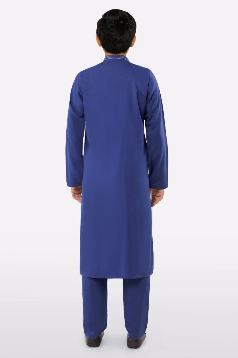 Blue Teens Kurta Pajama
