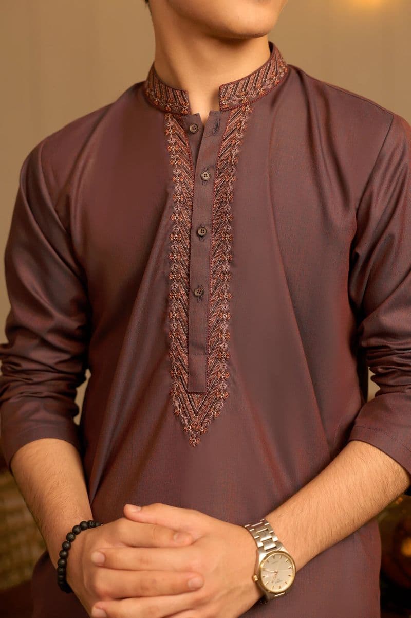 Purple Teens Kurta Pajama