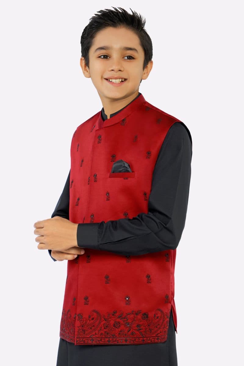 Boys Kameez Shalwar with waistcoat