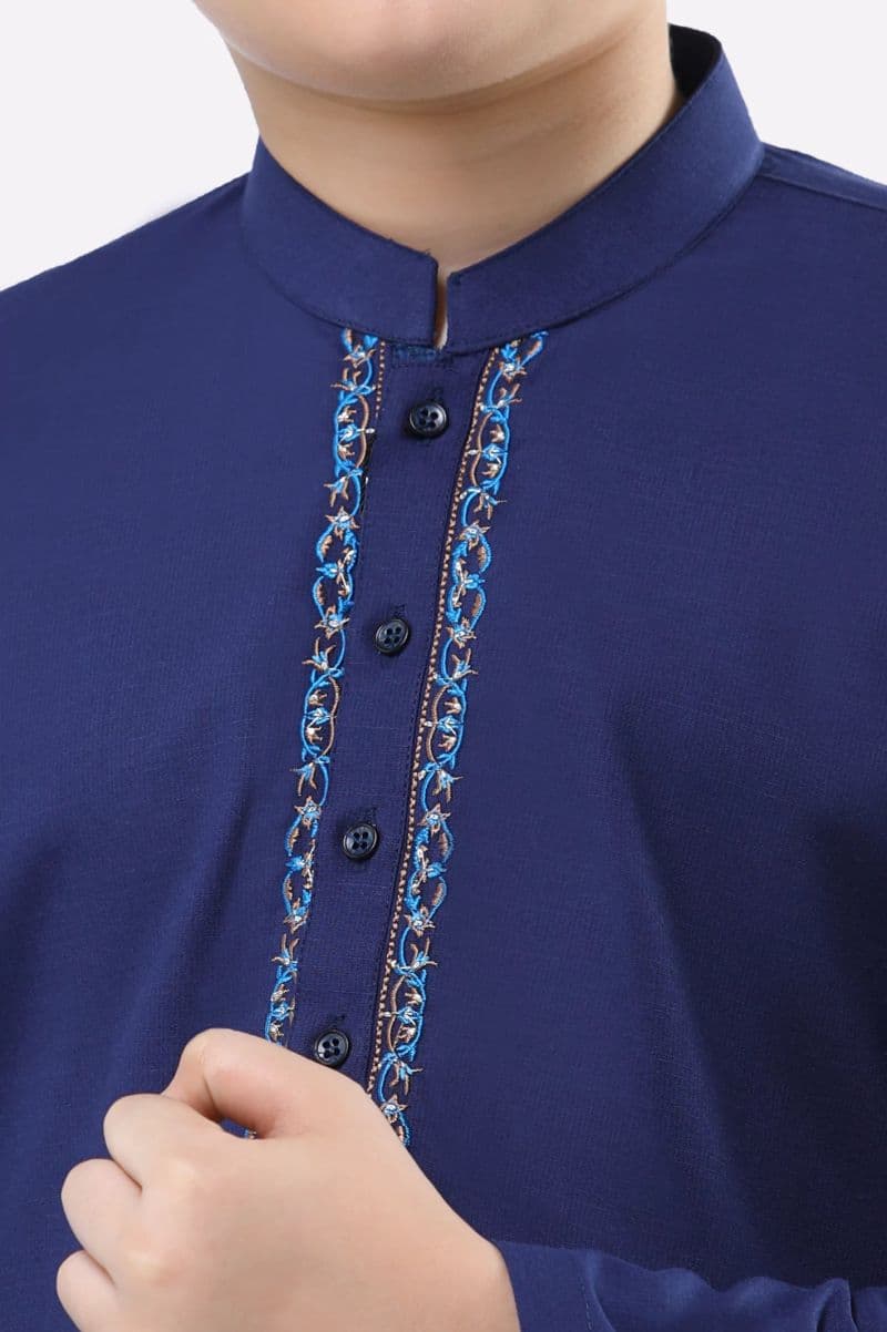 Blue Boys Kurta Pajama thumbnail
