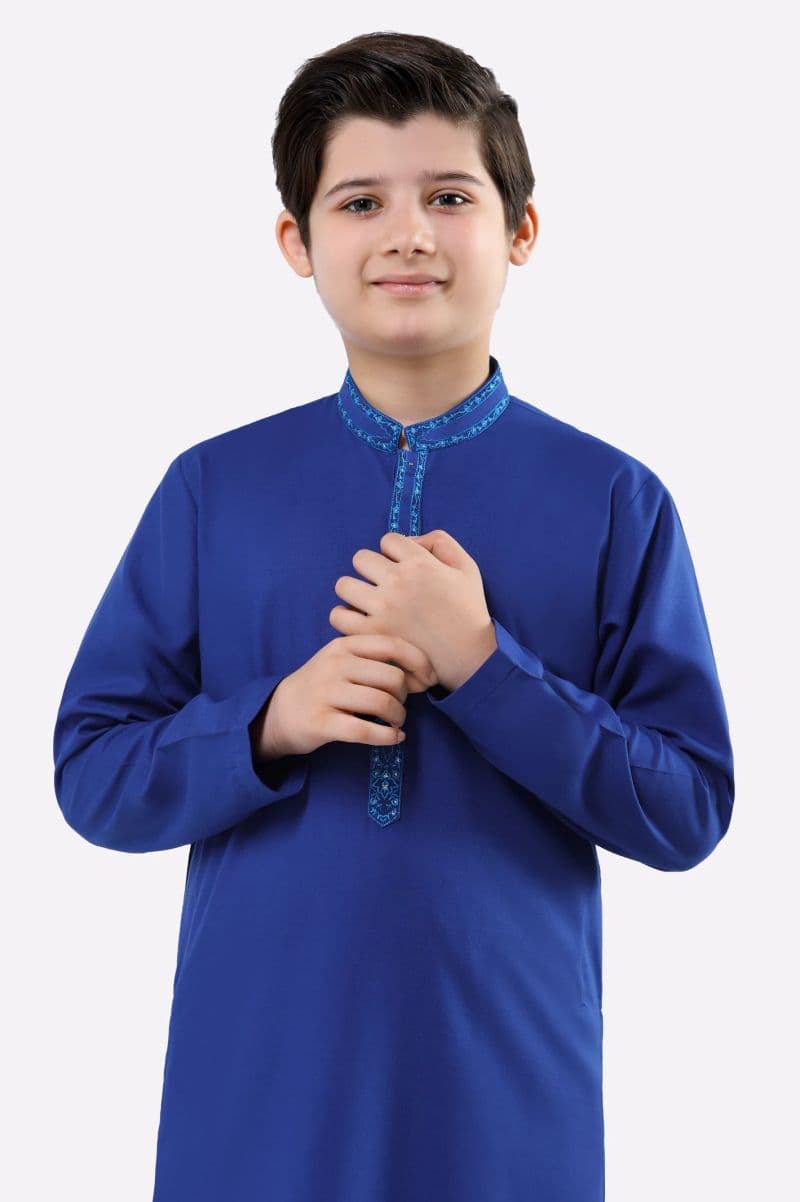 Royal Blue Teens Kurta Pajama