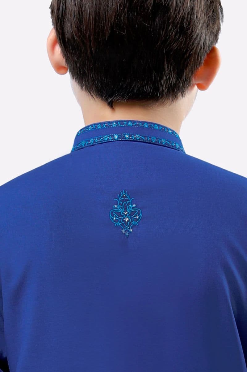 Royal Blue Teens Kurta Pajama