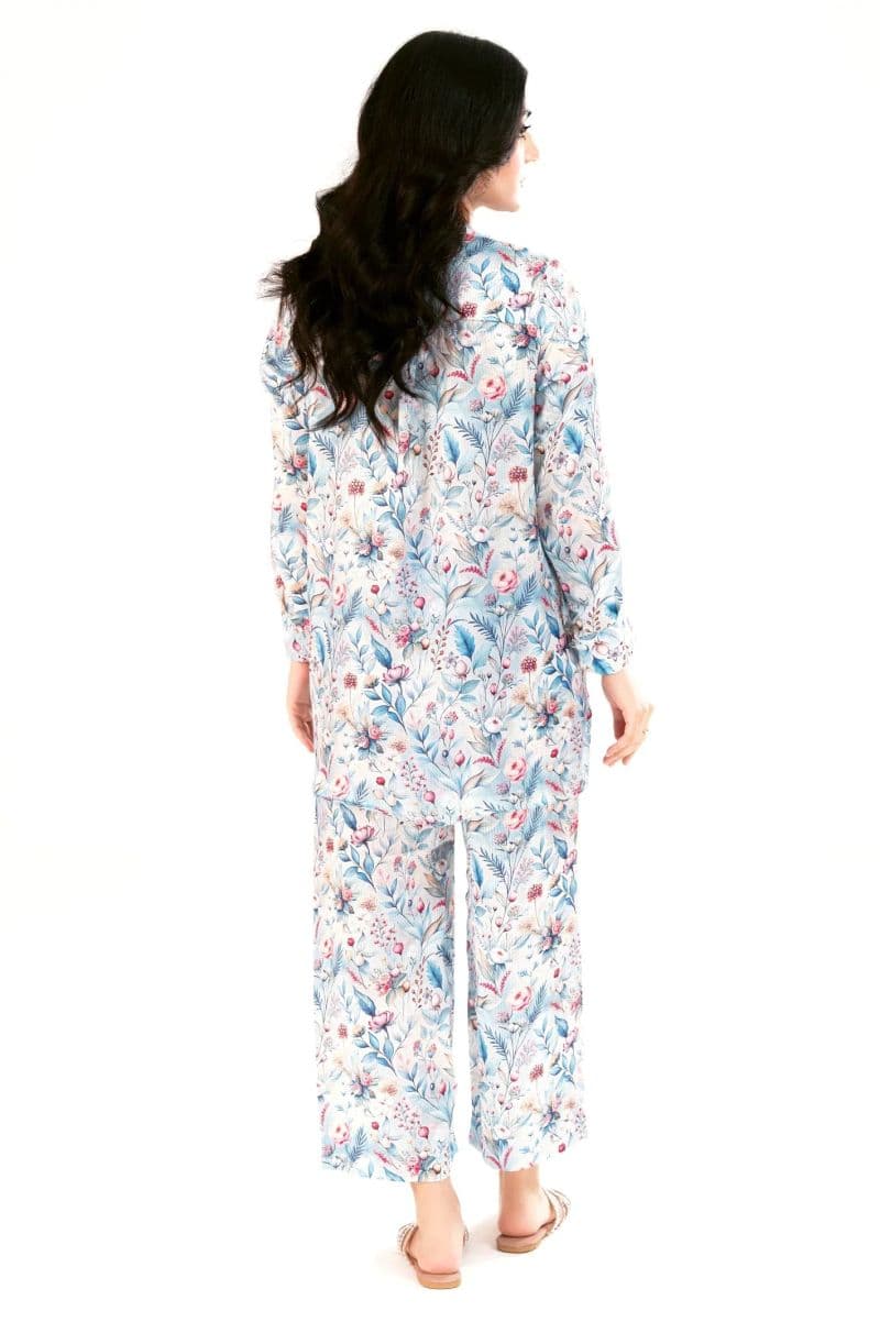 Printed Road Line Silk-Silver 2PC thumbnail