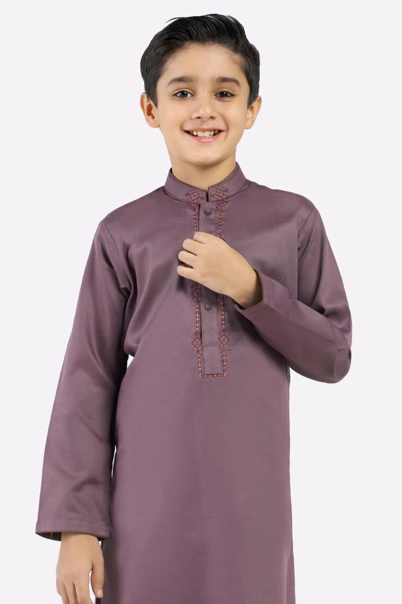 Light Purple Boys Kameez Shalwar