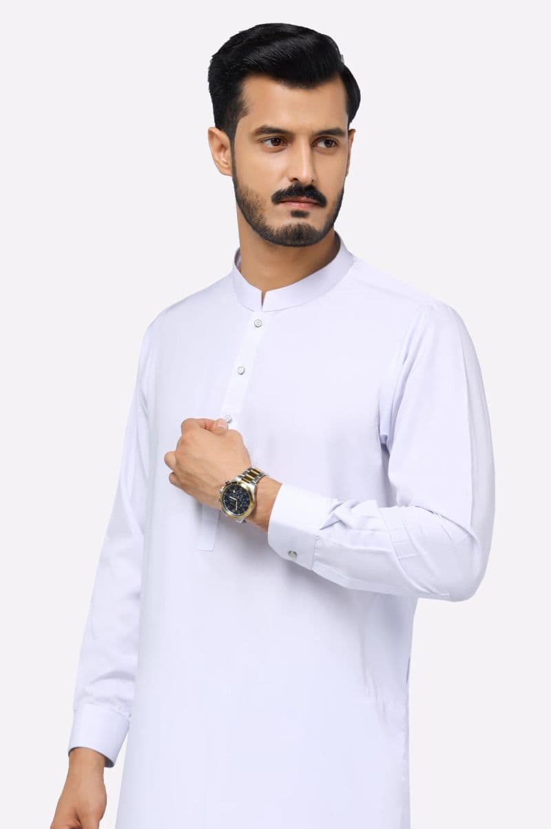 White Wash & Wear Shalwar Kameez