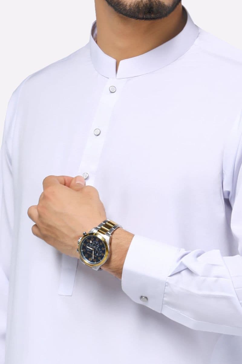White Wash & Wear Shalwar Kameez