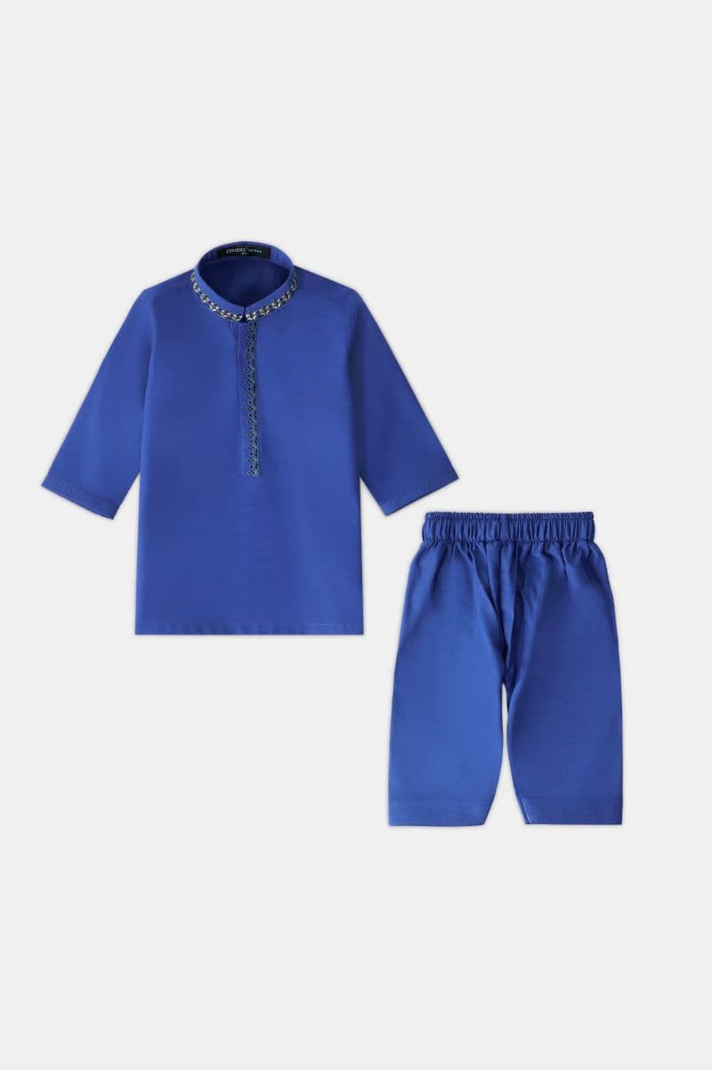 Royal Blue Infant Kurta Shalwar