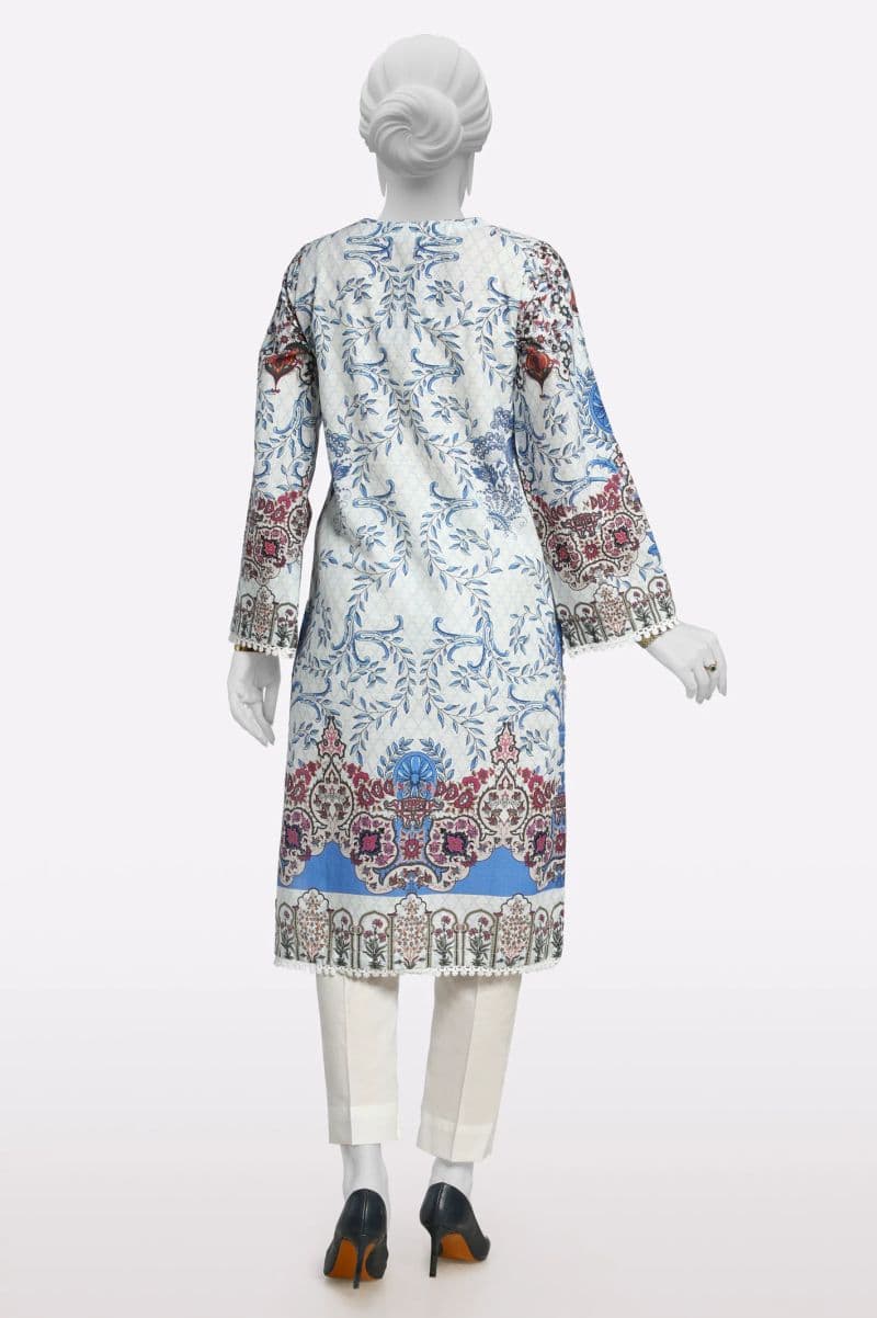 Off White Printed Kurti thumbnail