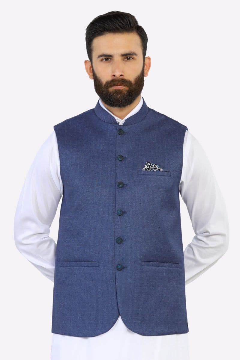 Royal Blue Waistcoat thumbnail