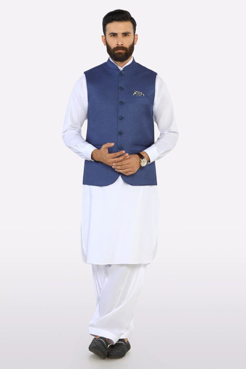 Royal Blue Waistcoat thumbnail
