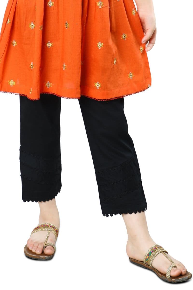 Bottom For Girls In  SKU: KGKB-0045 BLACK