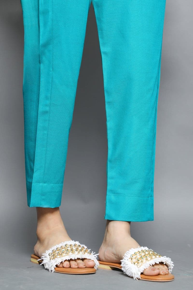 Sea Green Ladies Trouser