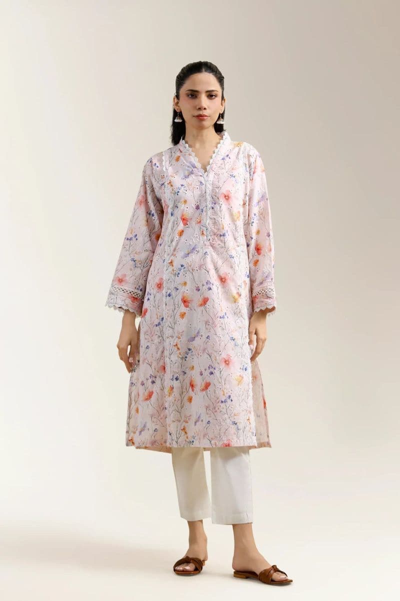 Women's Multi-Color Embroidered Kurti thumbnail