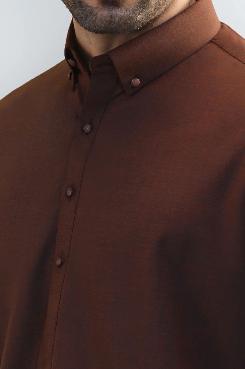 Maroon Wash & Wear Shalwar Kameez thumbnail