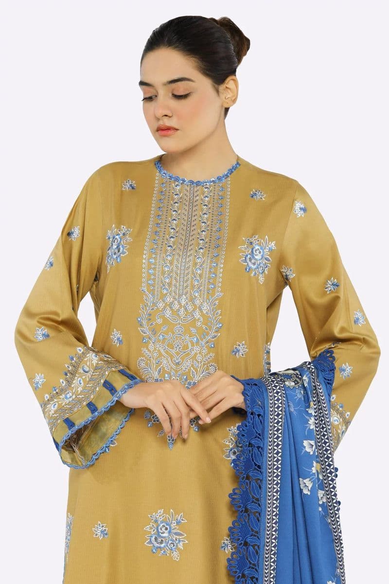 Embroidered Unstitched 2PC