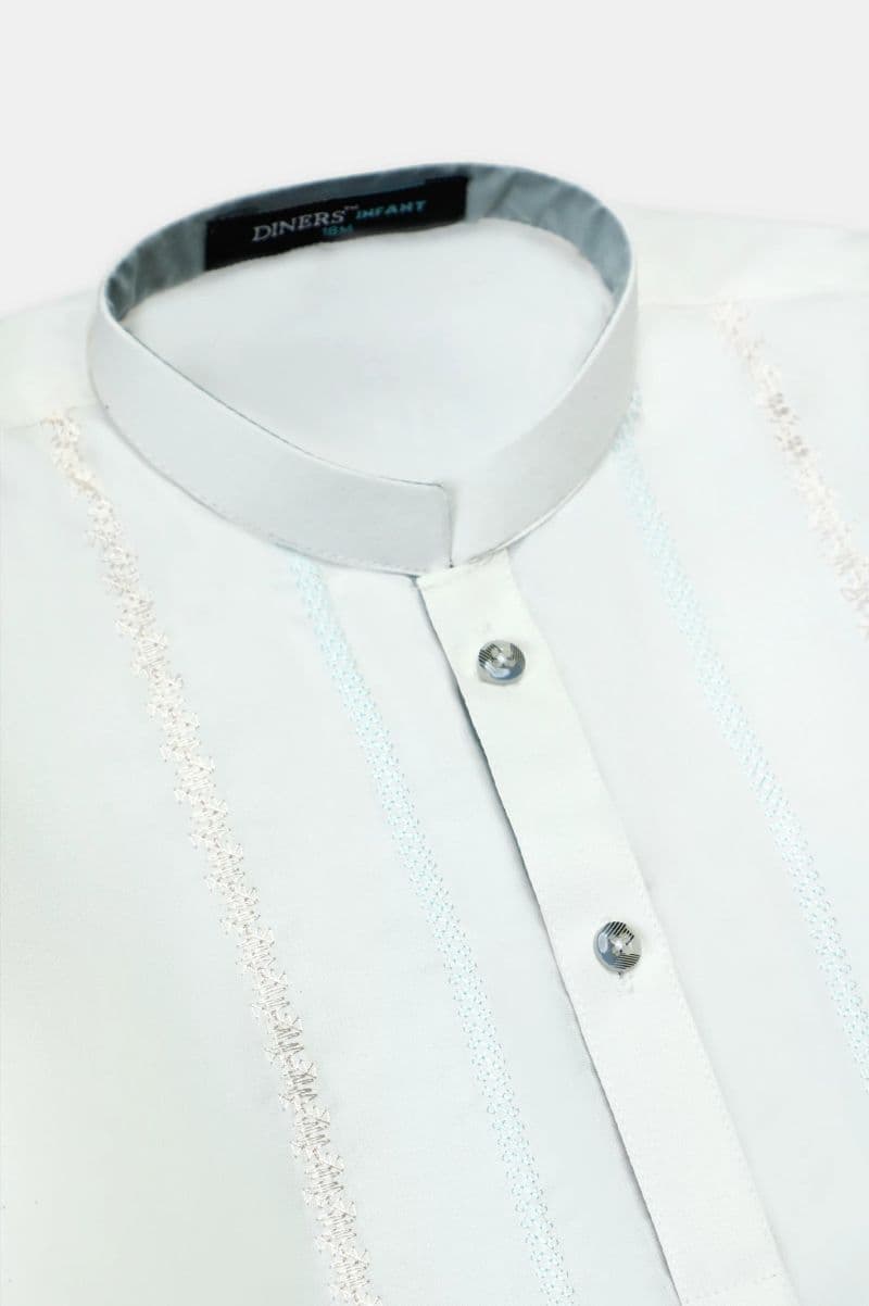 Off White Infant Kurta Shalwar