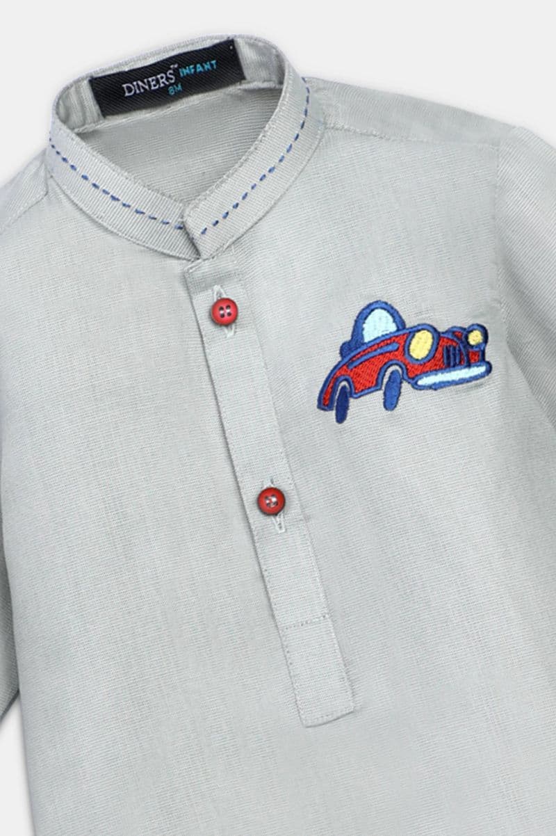 Light Grey Infant Kurta Shalwar
