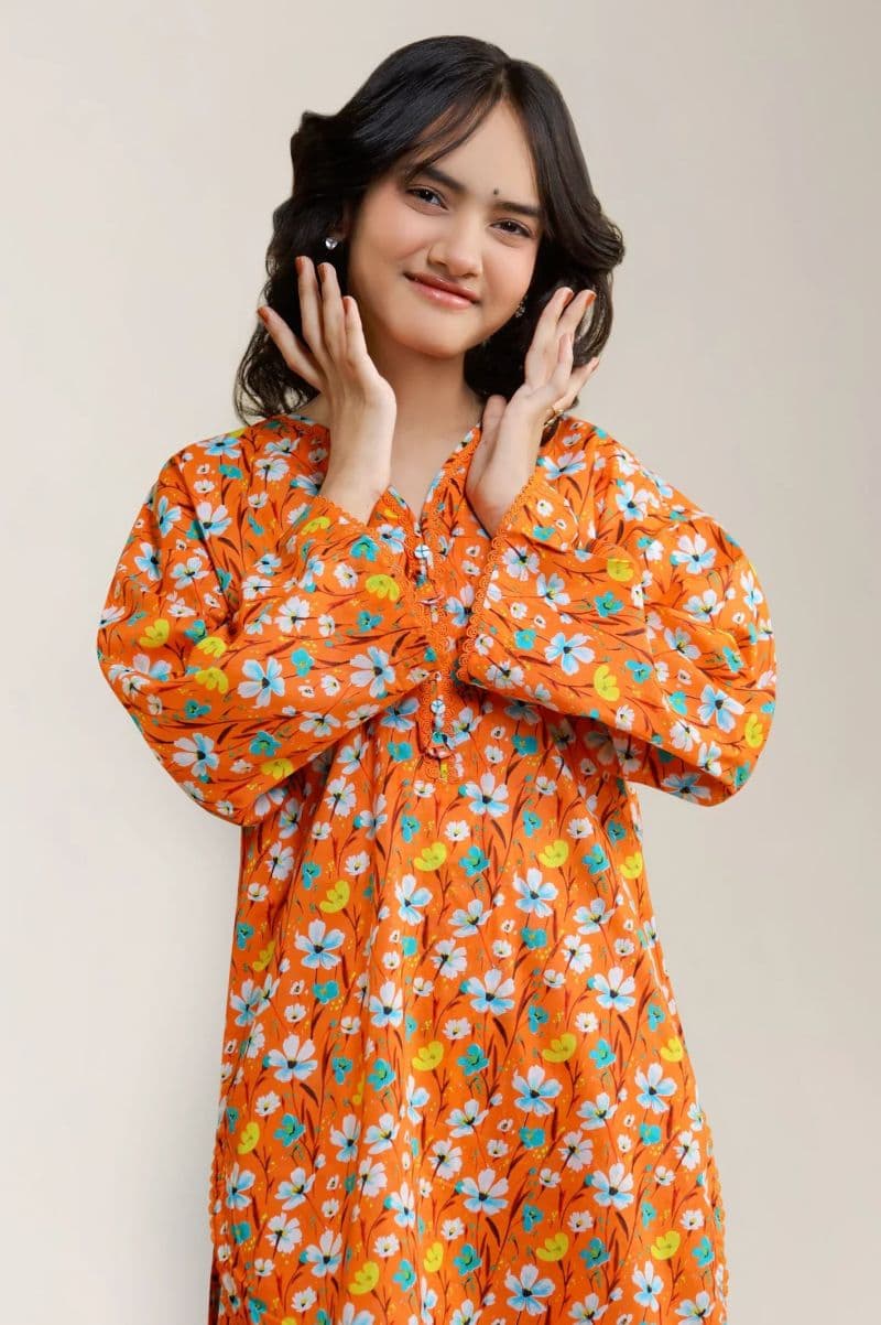 Printed Lawn-Orange 2PC thumbnail