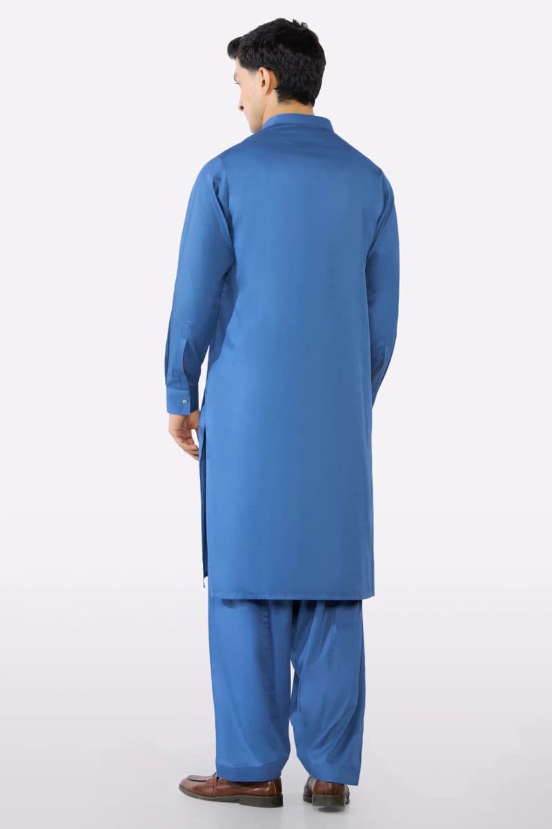 Blue Cotton Shalwar Kameez thumbnail