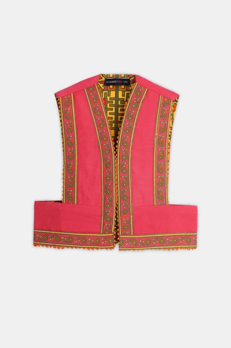 Printed Girls Waistcaot