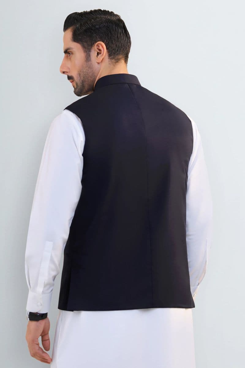 Navy Blue Waistcoat thumbnail