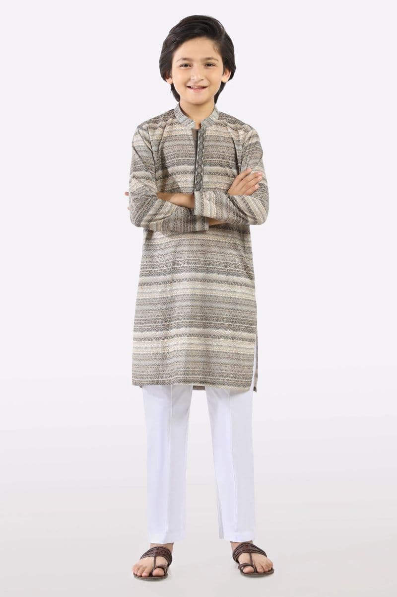 Brown Boys Kurta Pajama thumbnail
