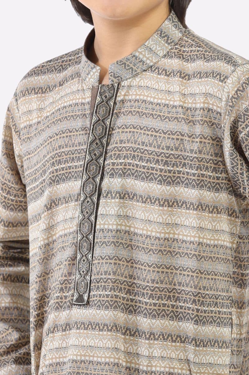 Brown Boys Kurta Pajama thumbnail