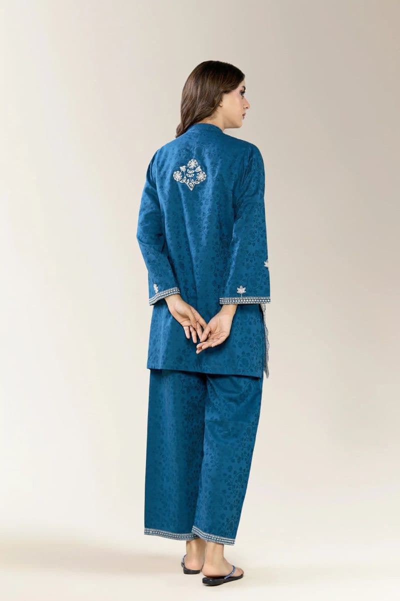 Embroidered Viscose Teal 2PC thumbnail