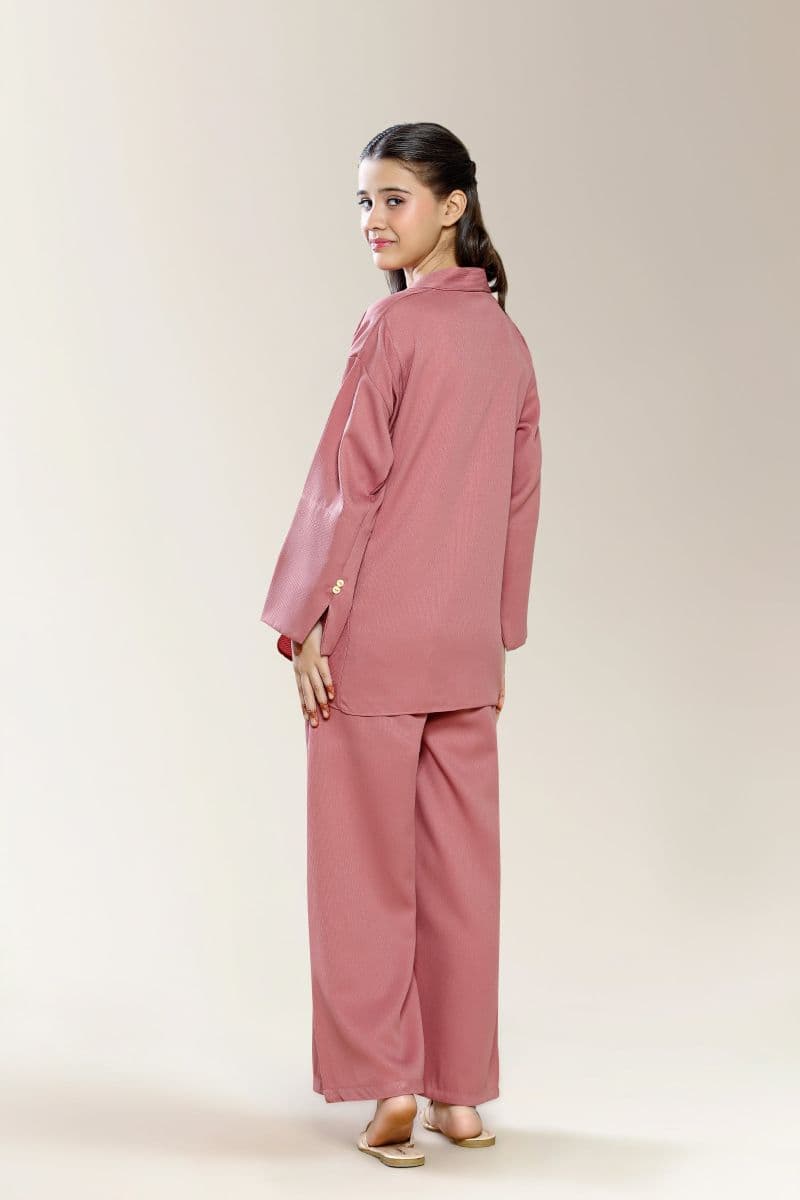 Polyester Dobby Pink Teens 2PC thumbnail