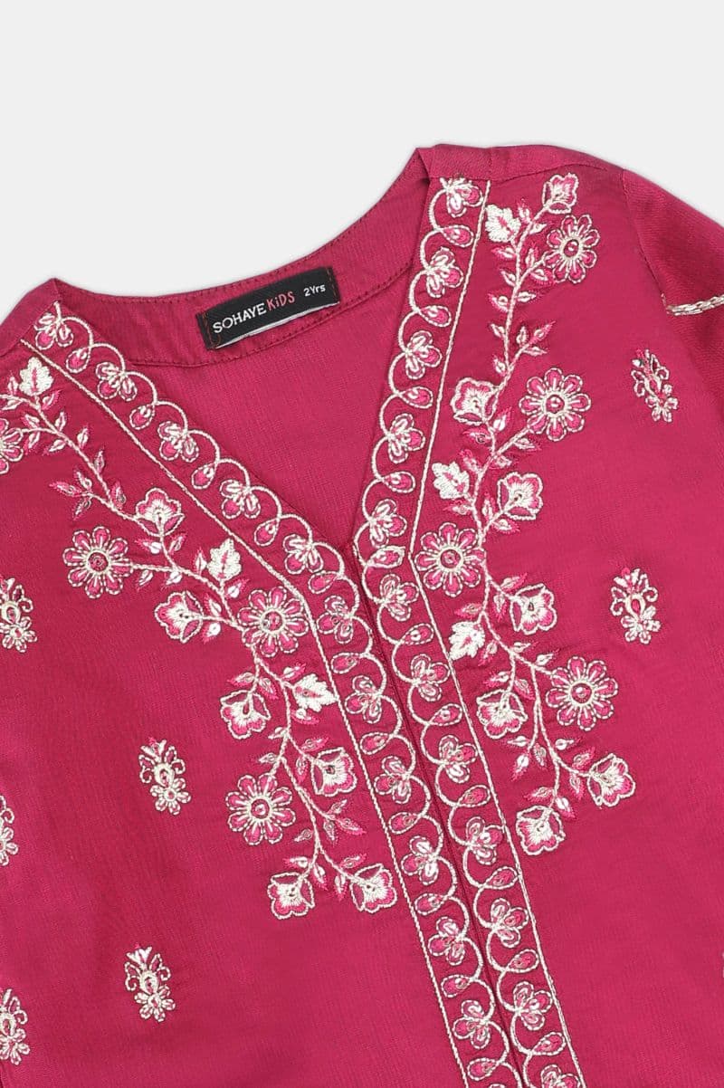 Green Embroidered Khaddi Yarn Dyed Ready-to-Wear Suit thumbnail