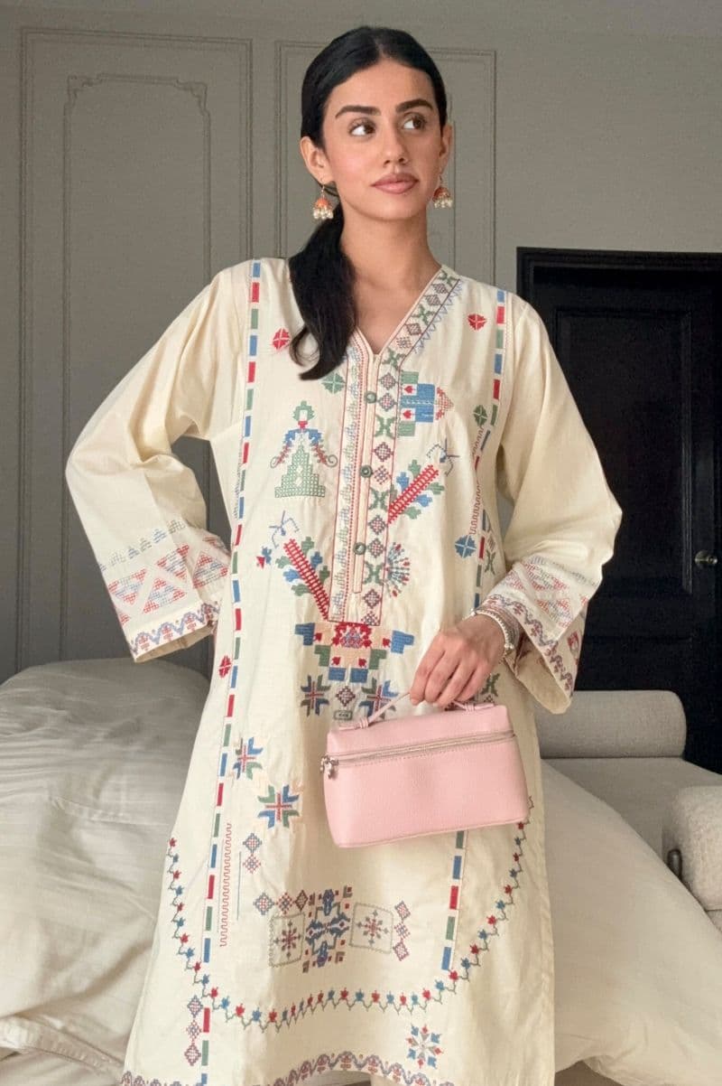 Embroidered Ivory 2PC thumbnail