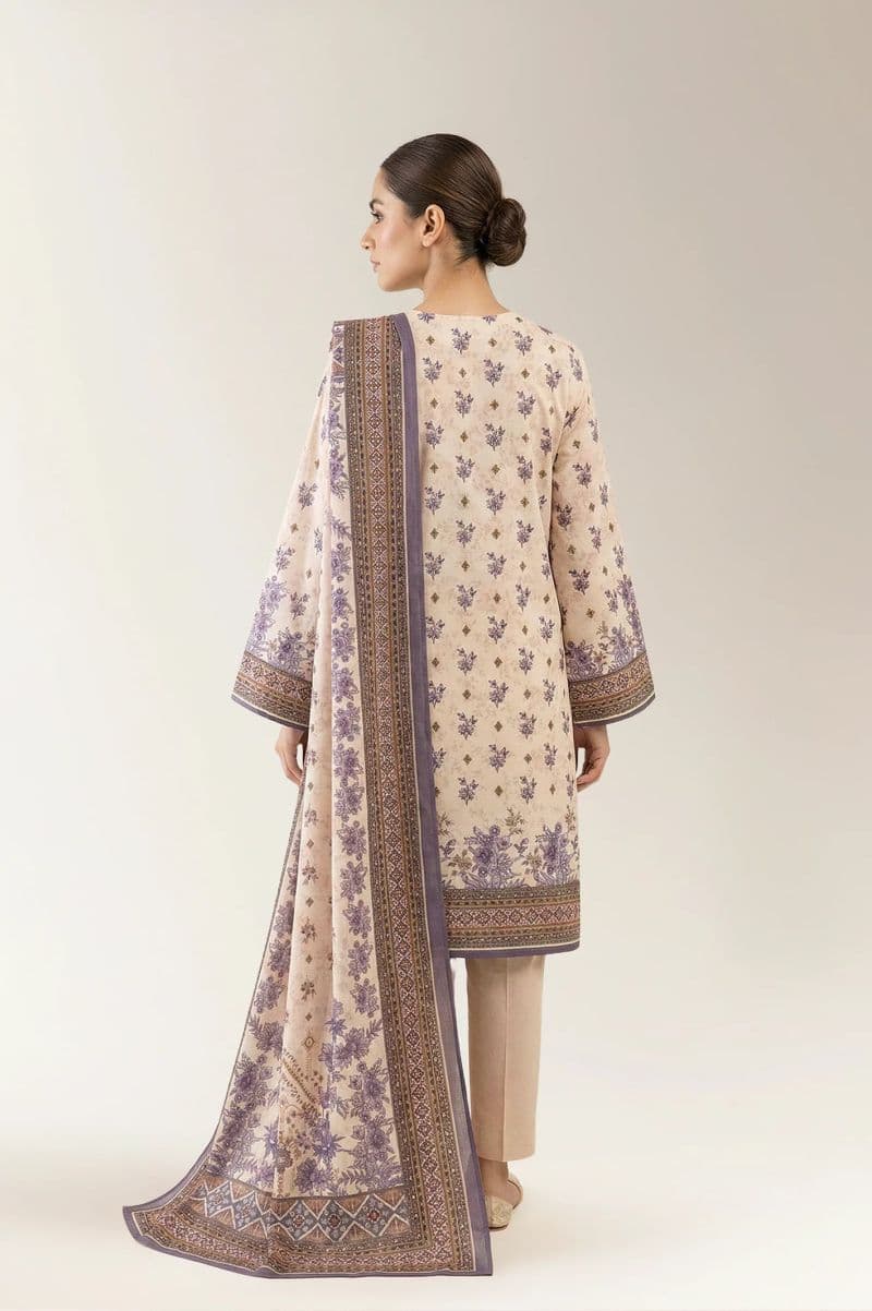Printed Unstitched 3PC