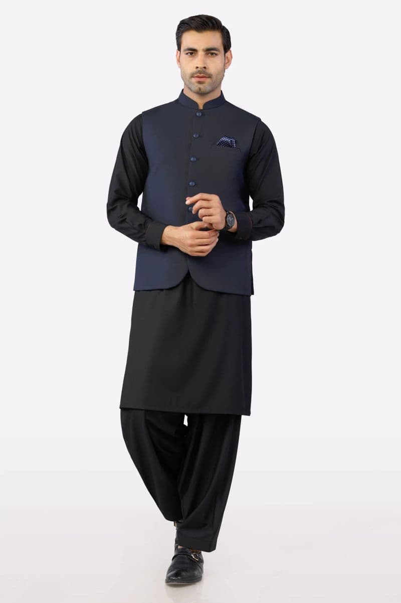 Navy Blue Waistcoat