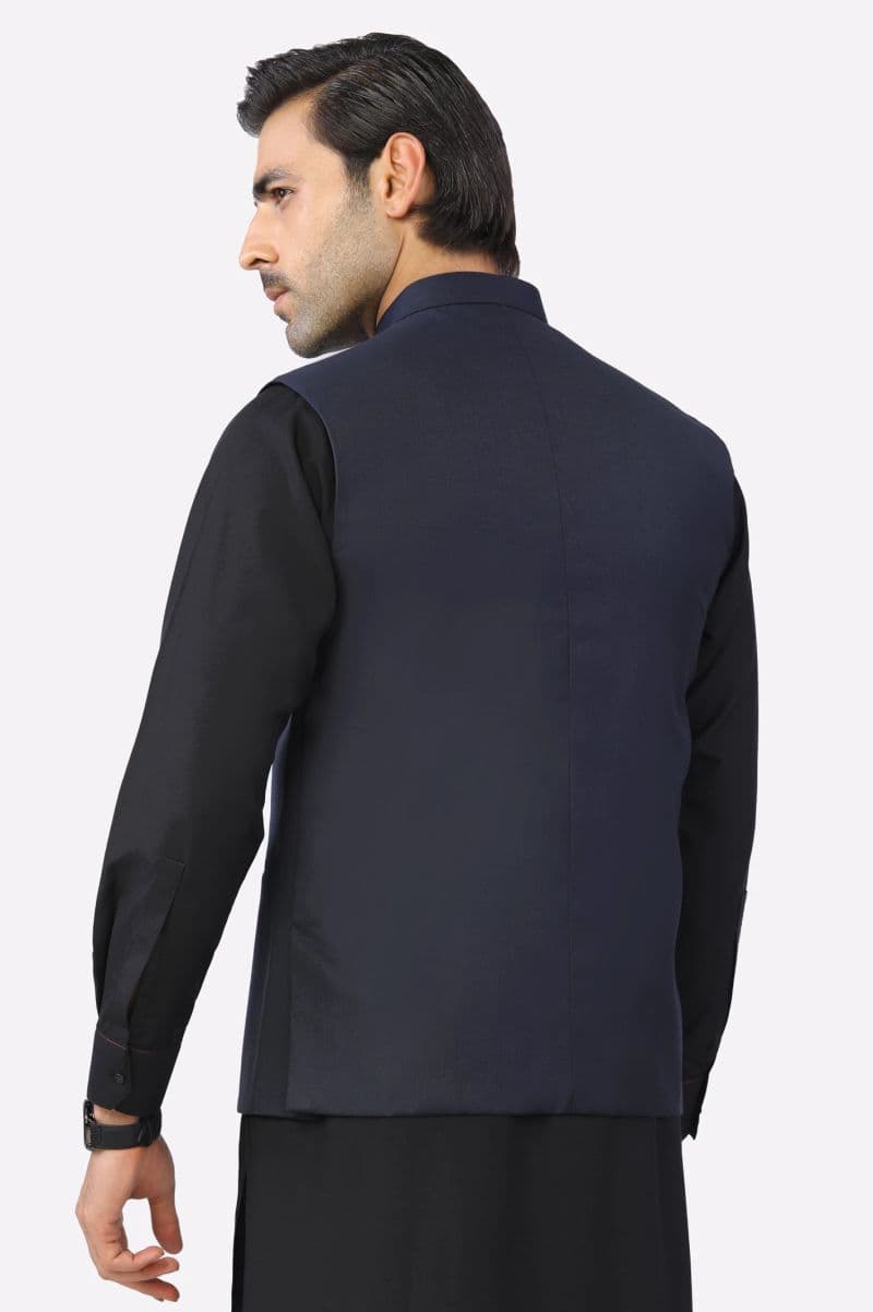 Navy Blue Waistcoat