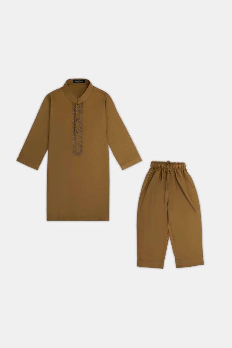 Light Brown Boys Kurta Pajama thumbnail