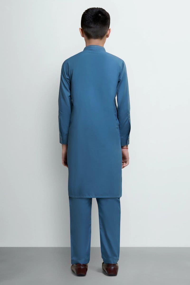 Green Boys Kurta Pajama