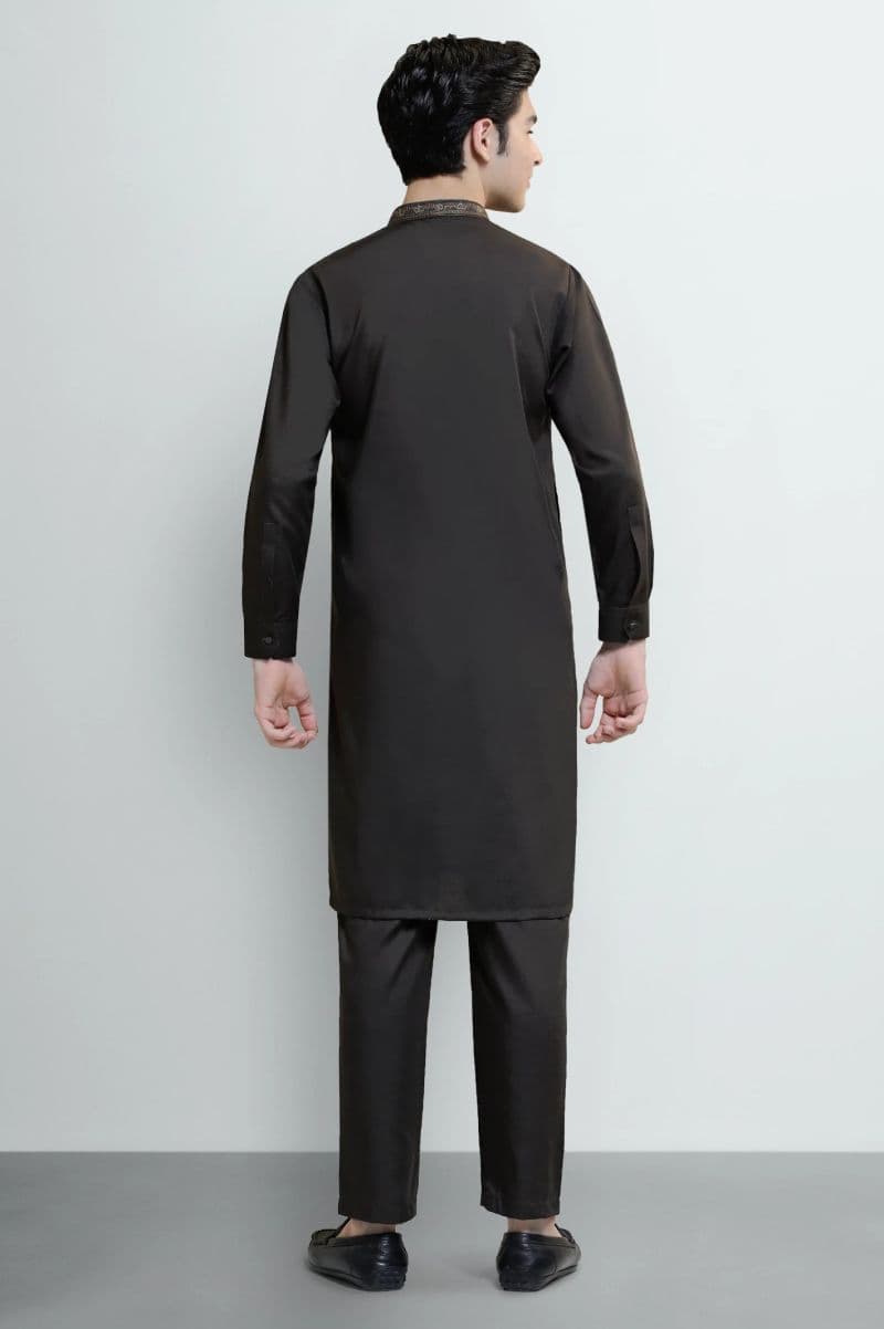 Dark Green Teens Kurta Pajama