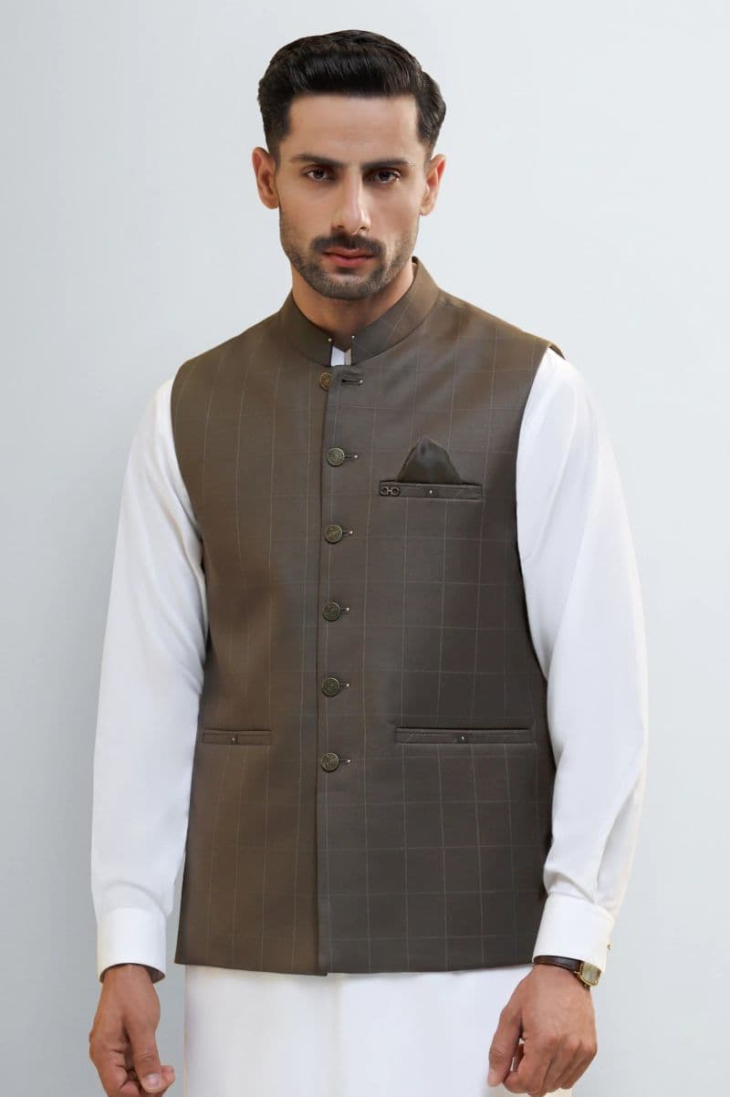 Dark Brown Waistcoat