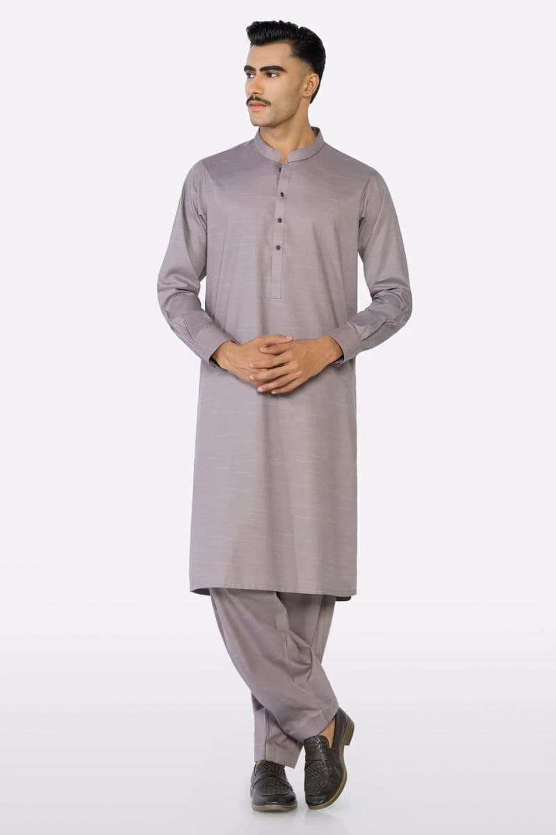 Light Purple Wash & Wear Shalwar Kameez