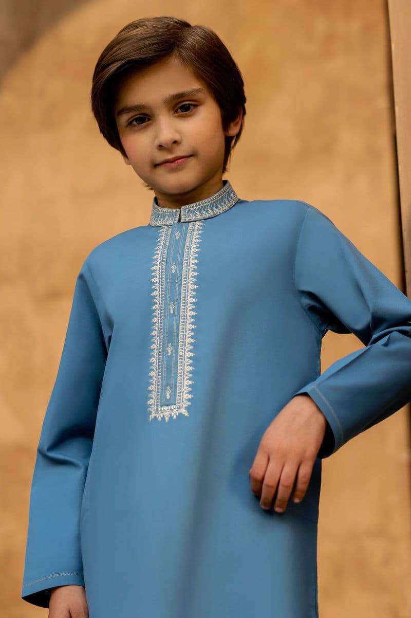 Blue Boys Kurta Pajama