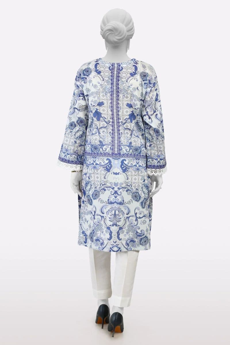 White Printed Kurti thumbnail