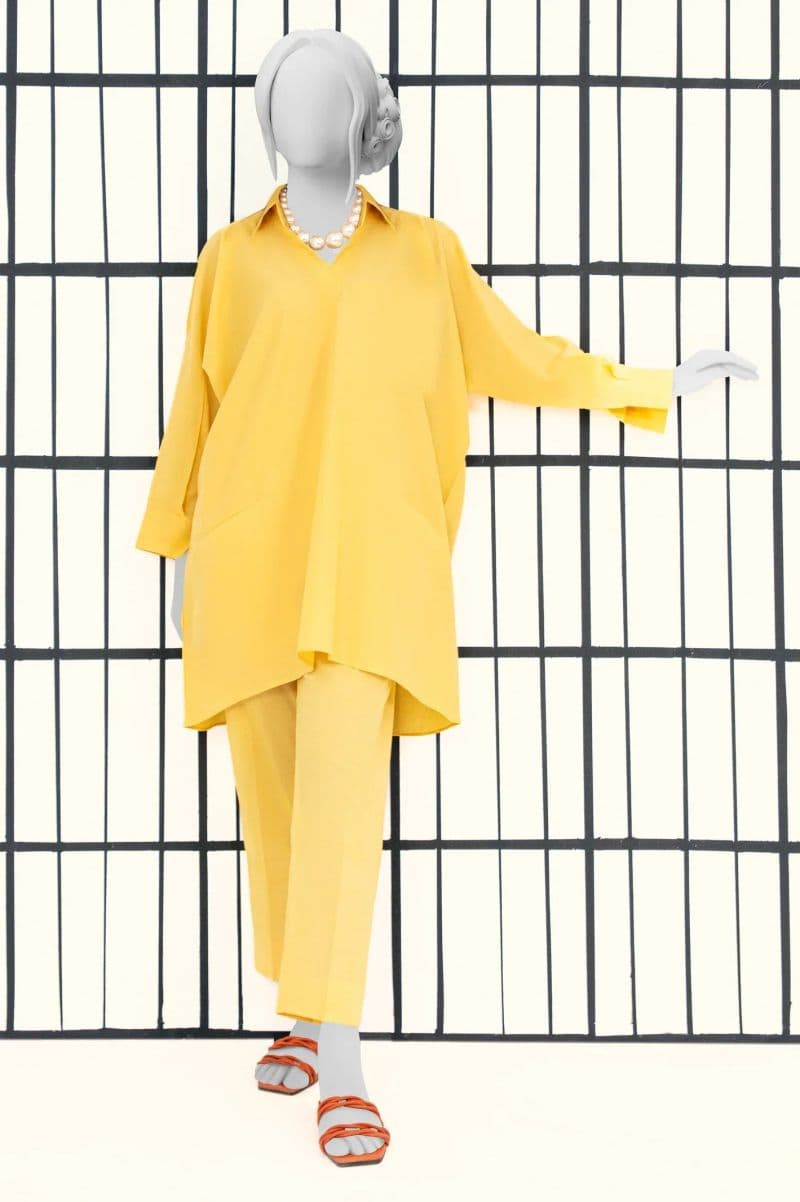Yellow Stylised Kurti thumbnail