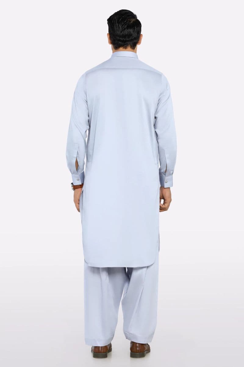 Dark Grey Cotton Shalwar Kameez