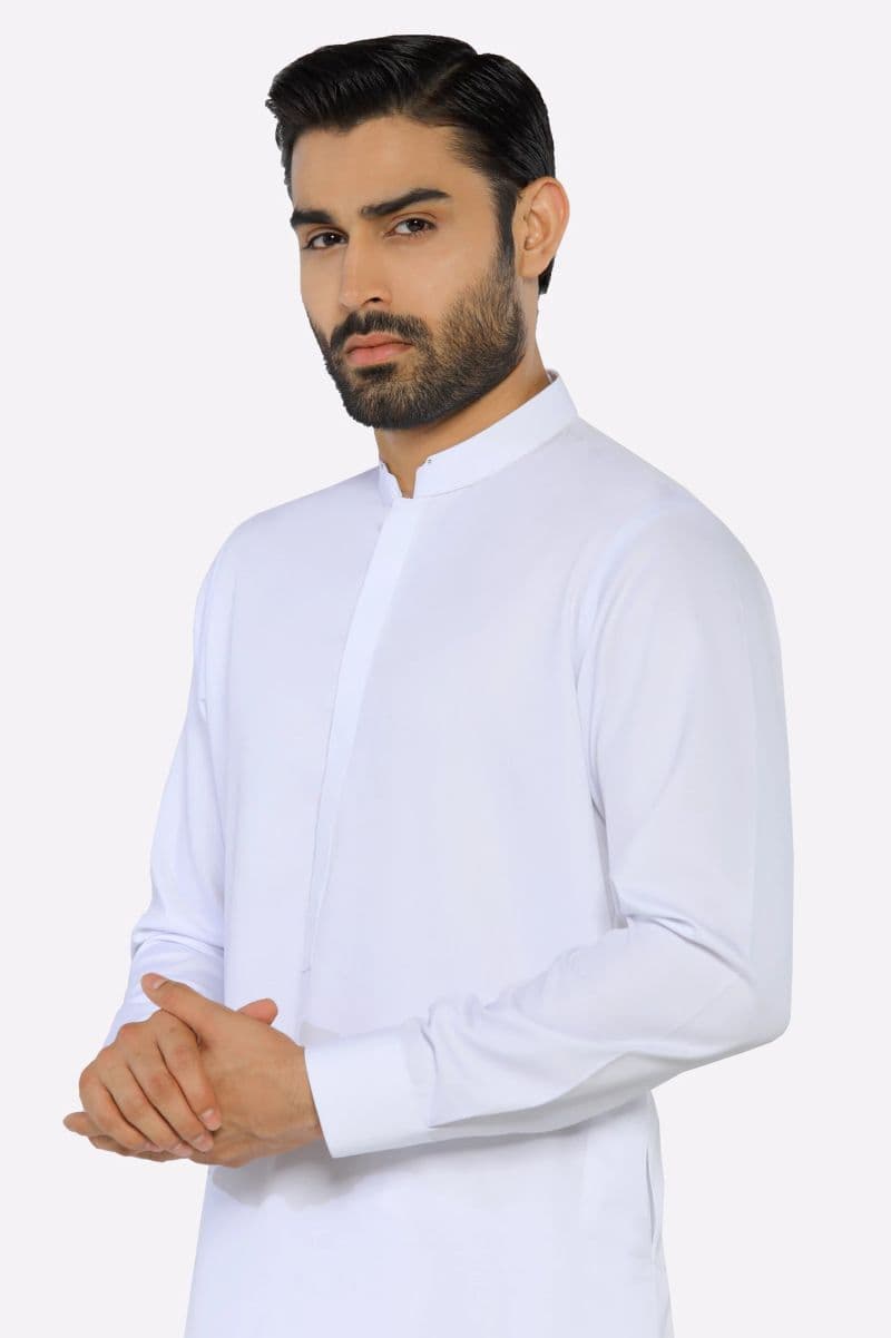 White Wash & Wear Shalwar Kameez thumbnail